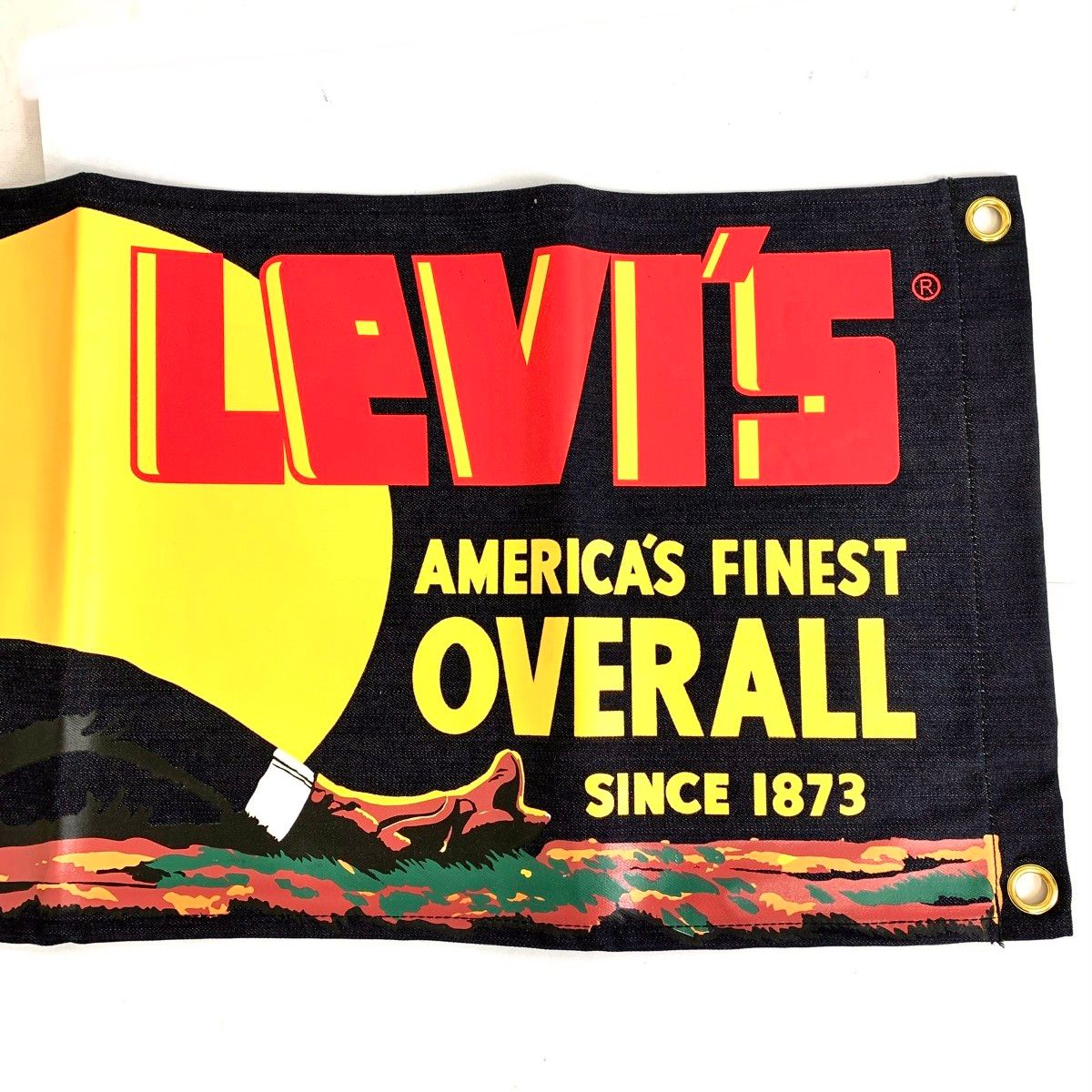 LEVI`S リーバイス デニムバナー since1850復刻/非売品 ブラック