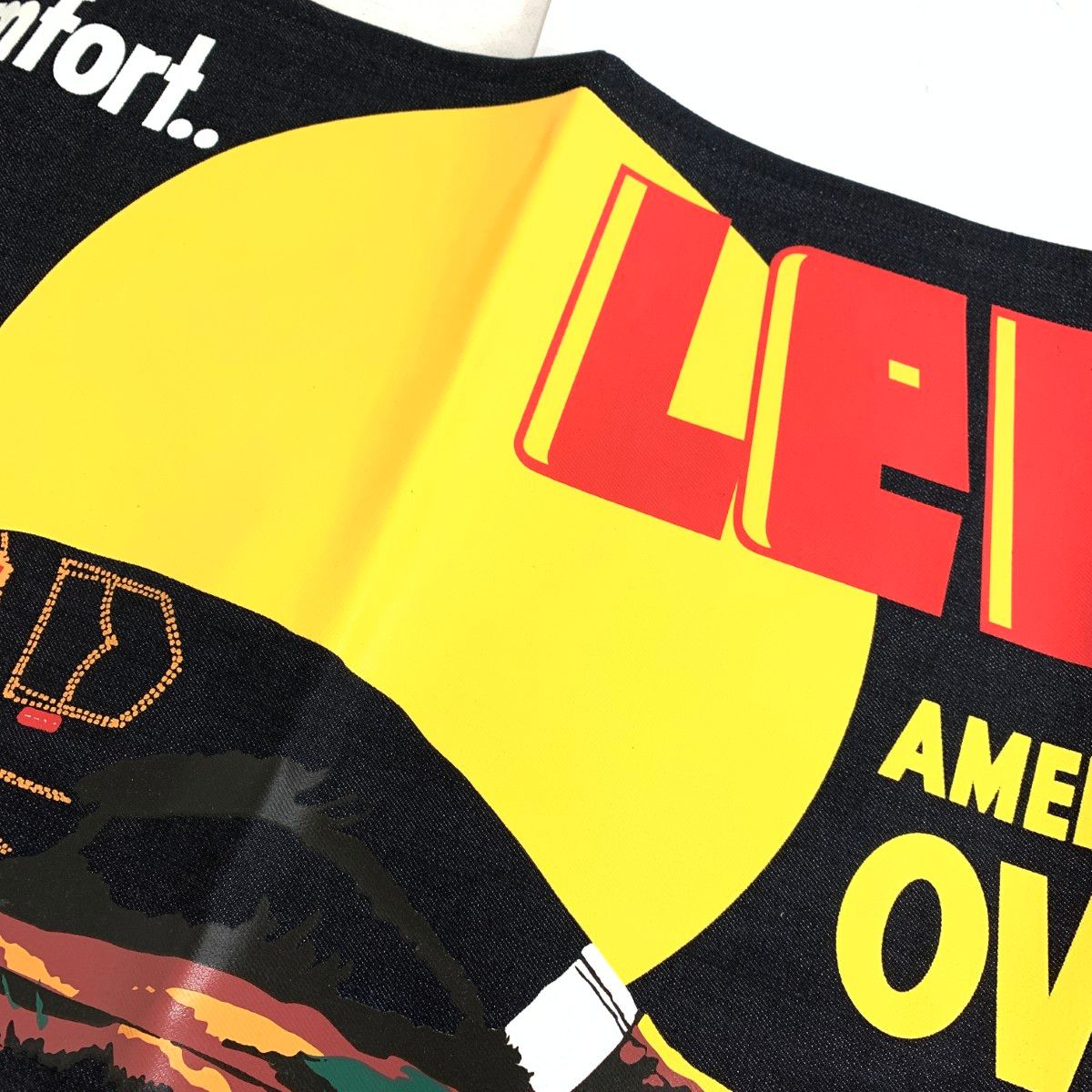LEVI`S リーバイス デニムバナー since1850復刻/非売品 ブラック