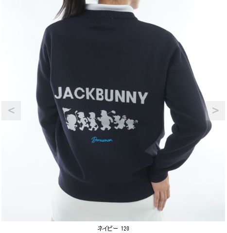 ジャックバニー ドラえもんセーター/レディス/ゴルフ/ウェア/コラボ