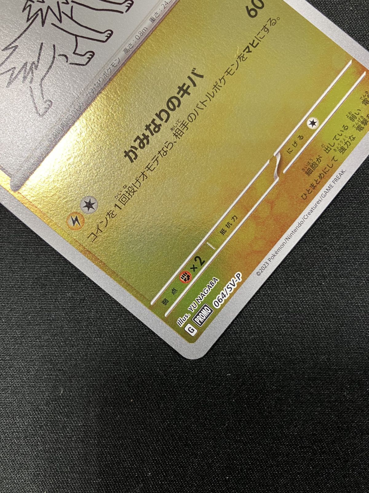 PSA10】2023 ポケモン サンダース #064 YU NAGABAコラボ PSA10