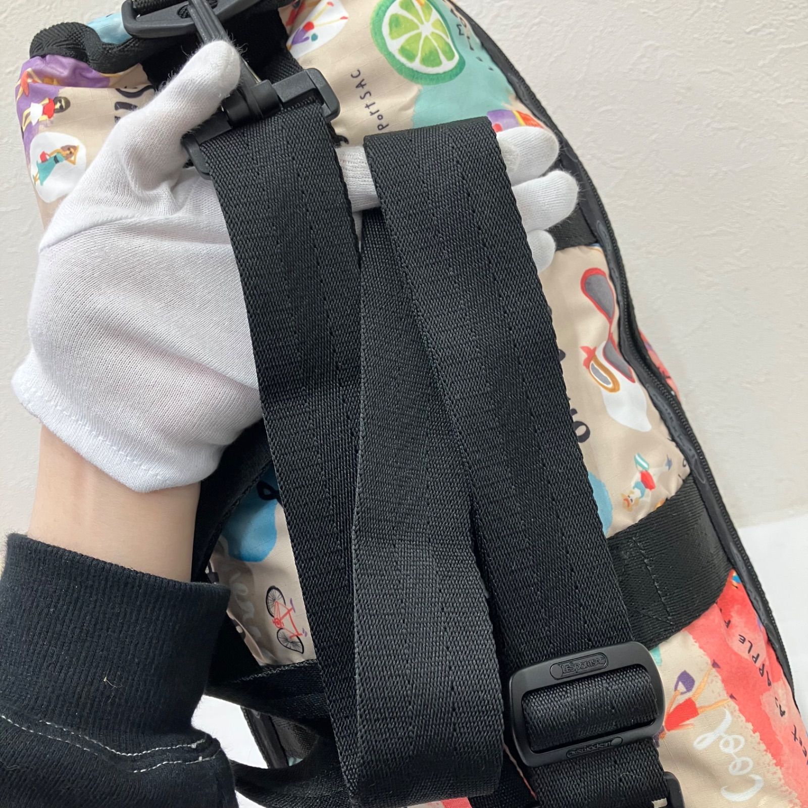 9097 LeSportsac レスポートサック 2way ボストンバッグ 旅行用バッグ