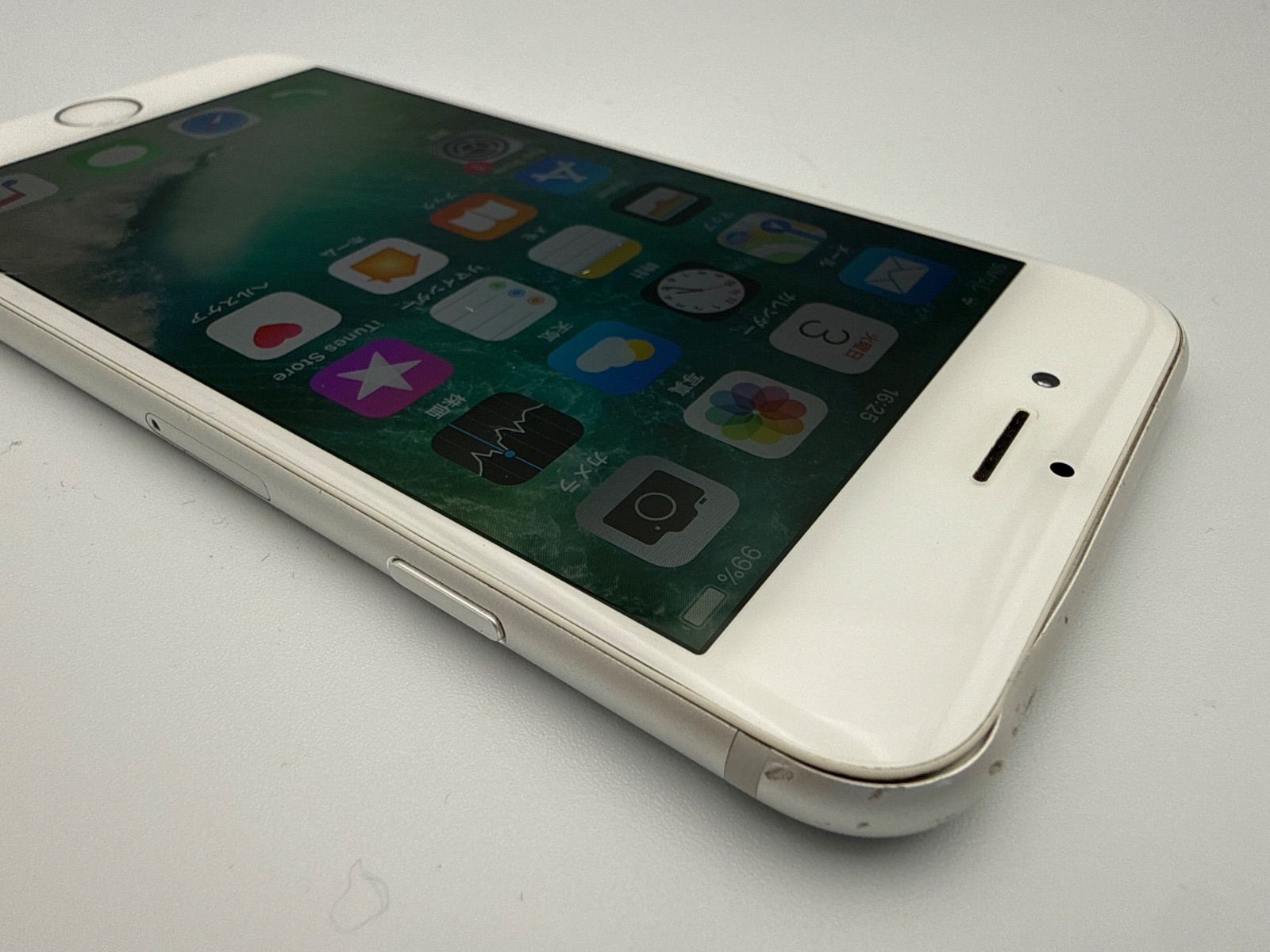 バッテリー容量91％ au iPhone6 64GB シルバー - メルカリ