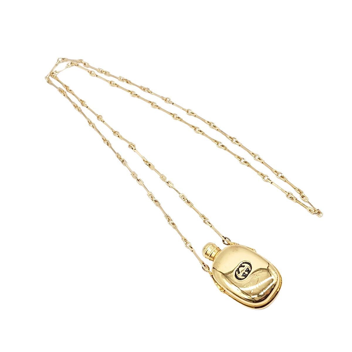 GUCCI パヒュームボトル ペンダント ネックレス ゴールド 箱付き