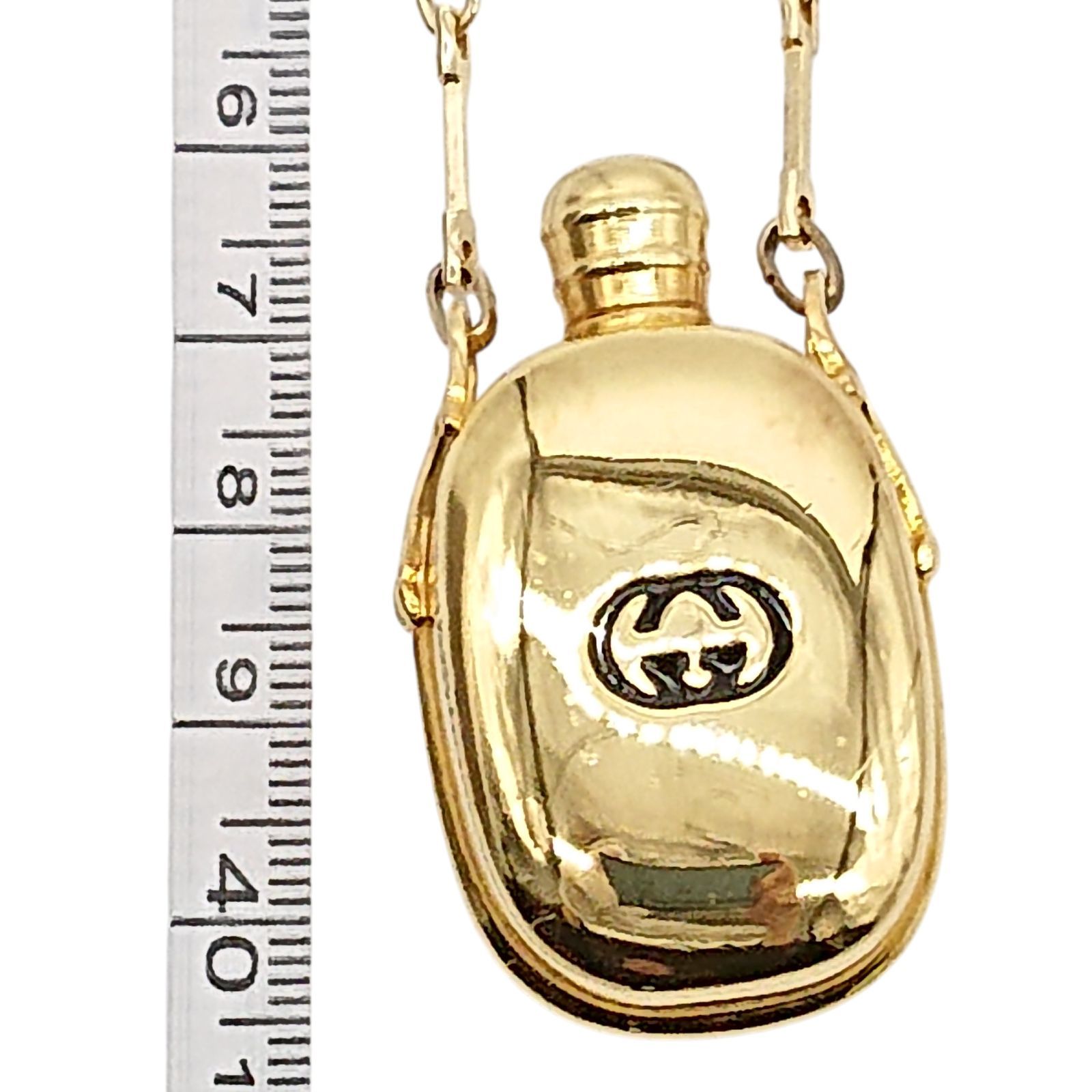 GUCCI パヒュームボトル ペンダント ネックレス ゴールド 箱付き