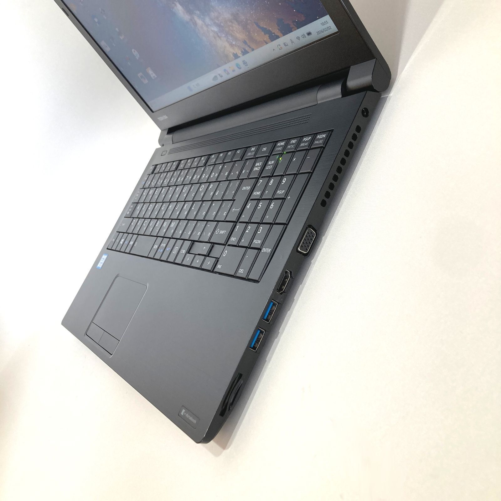 初心者向✨快適i3・DVD・オフィス◇黒◇すぐ使えるノートパソコン