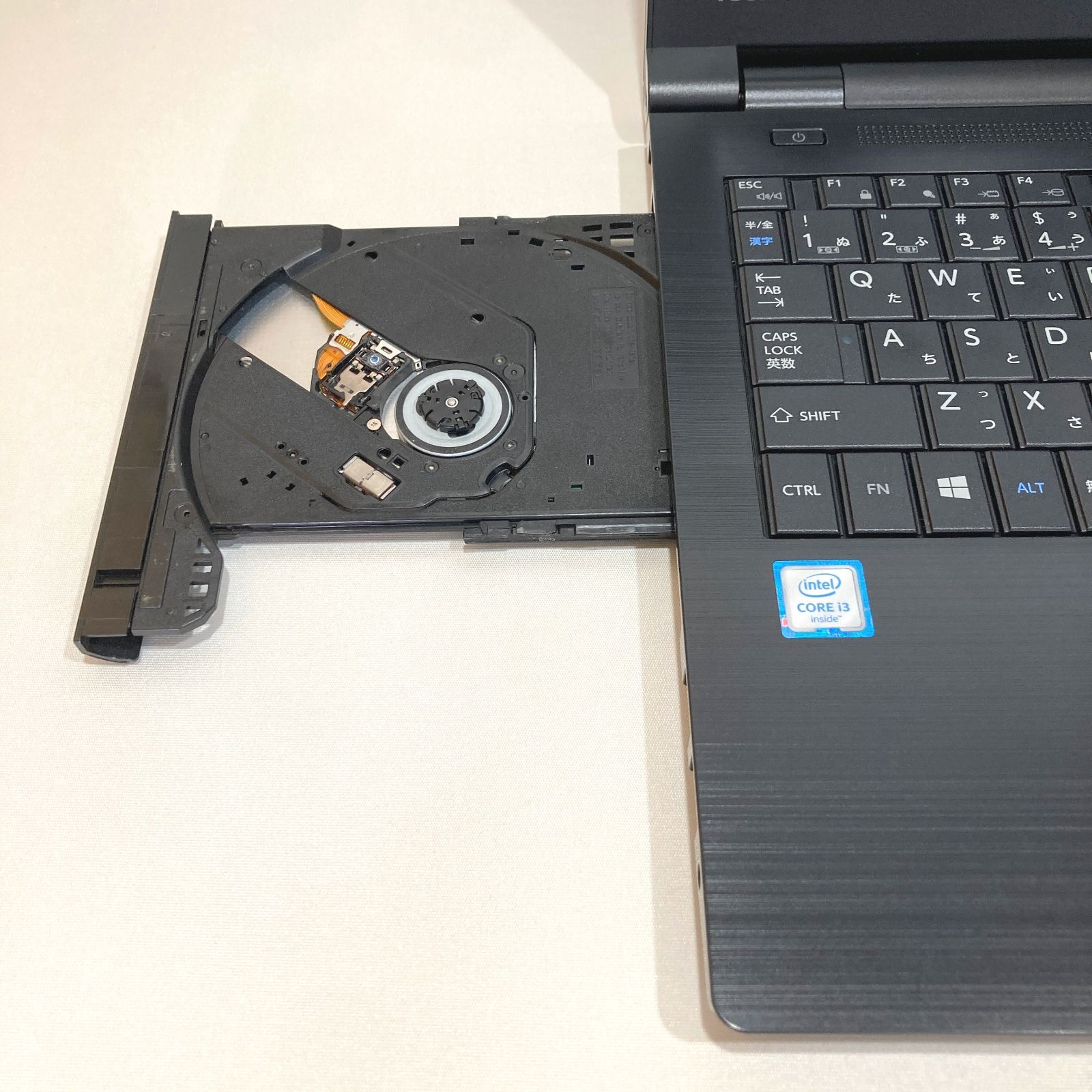 初心者向✨快適i3・DVD・オフィス◇黒◇すぐ使えるノートパソコン