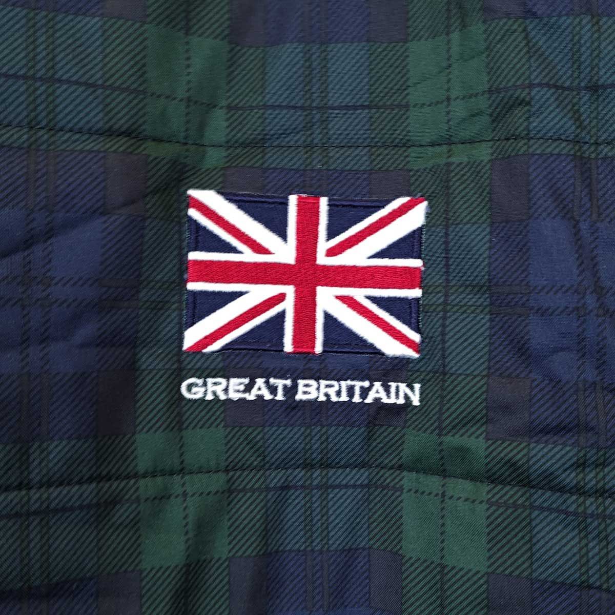 アドミラル ADMIRAL ゴルフ 2WAY キルトジャケット チェック XL