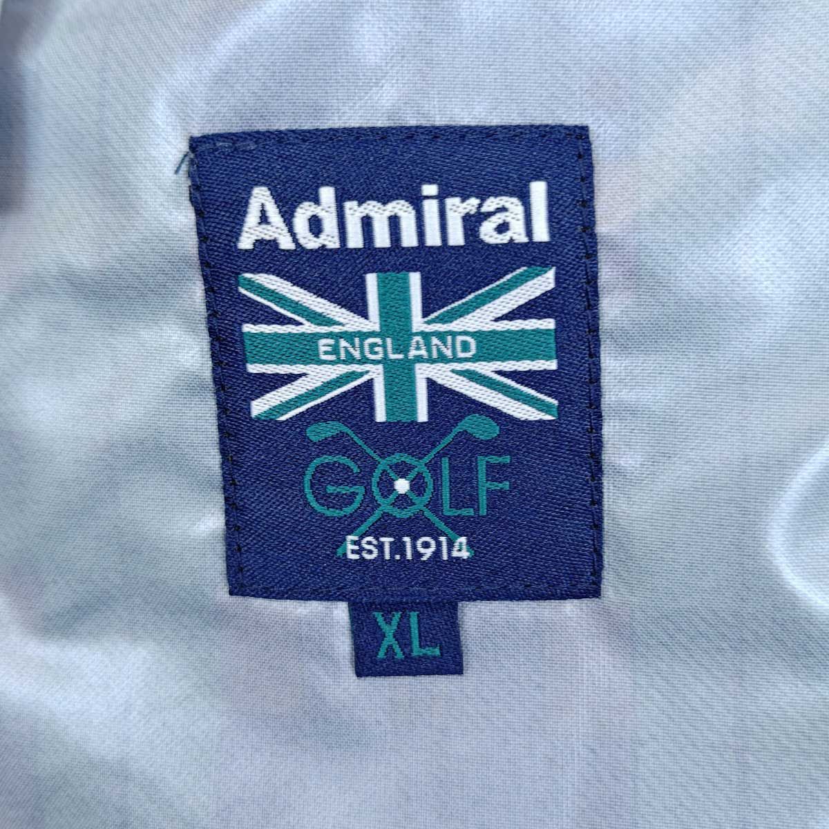 アドミラル ADMIRAL ゴルフ 2WAY キルトジャケット チェック XL