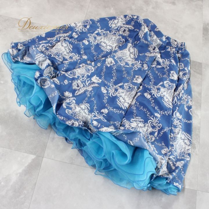 社交ダンス 衣装 スタンダード スカート レッスンウェア レディース 白