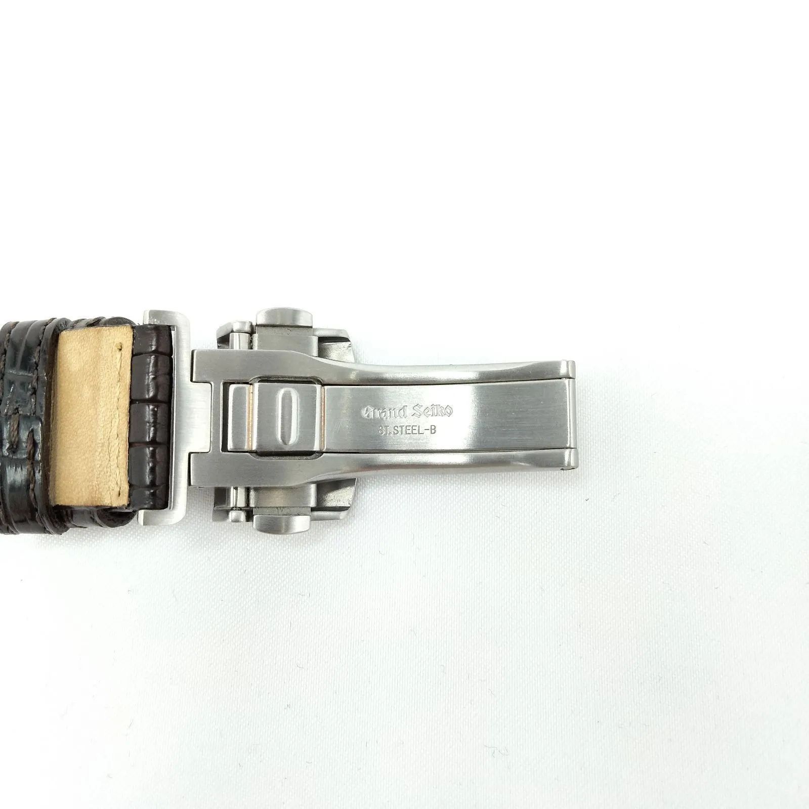 ✨️Grand Seiko✨️グランドセイコー Dバックル付き ベルト クロコ型 