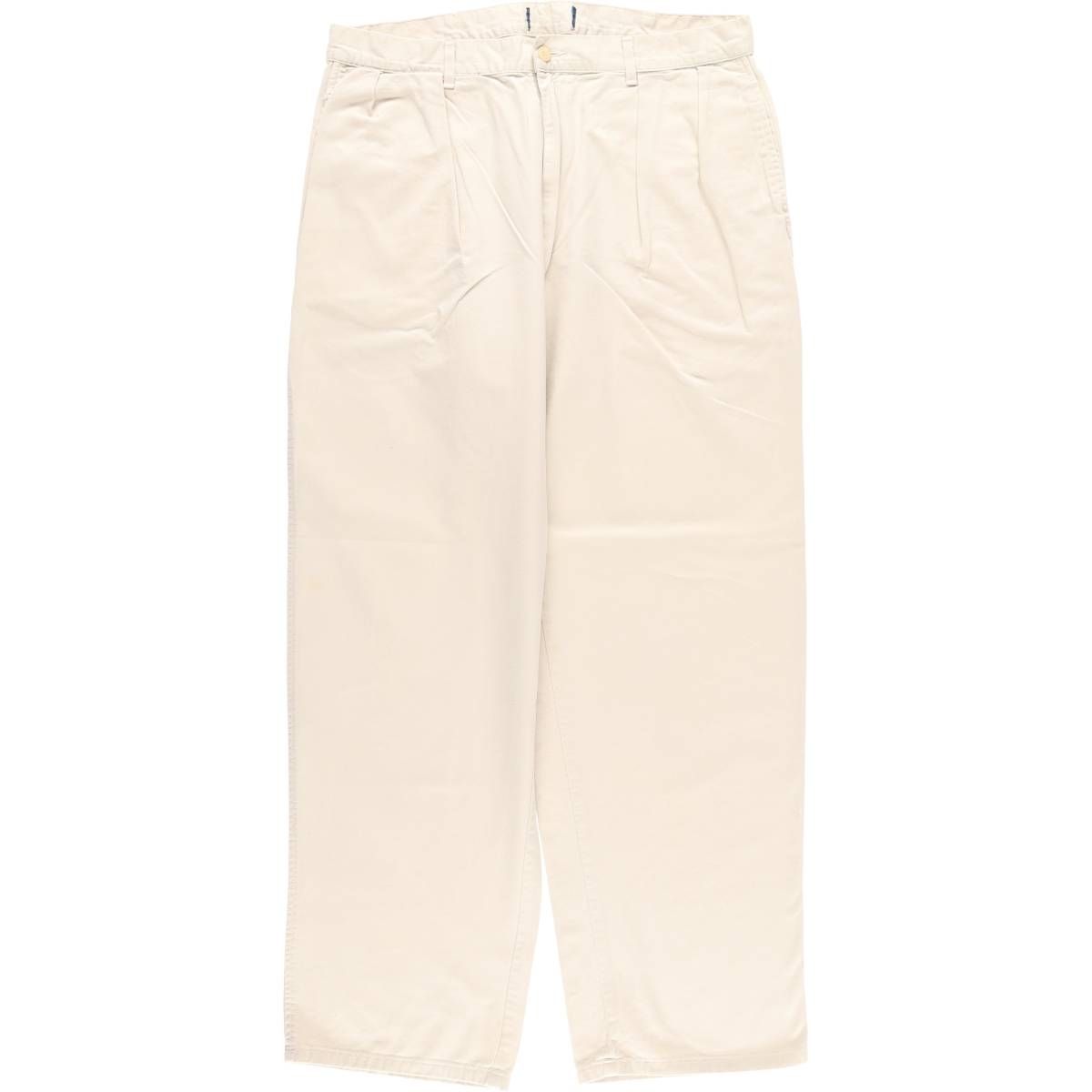 【Polo by Ralph Lauren】USA製 ツータック ワイドチノ 古着 ラルフローレン Ralph Lauren POLO CHINO ツータック チノパンツ