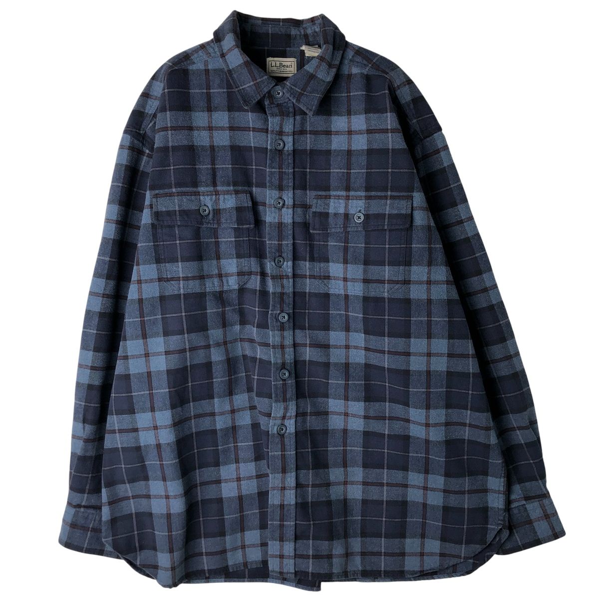 00年代 古着 90~00年代 エルエルビーン L.L.Bean 長袖 フランネル 