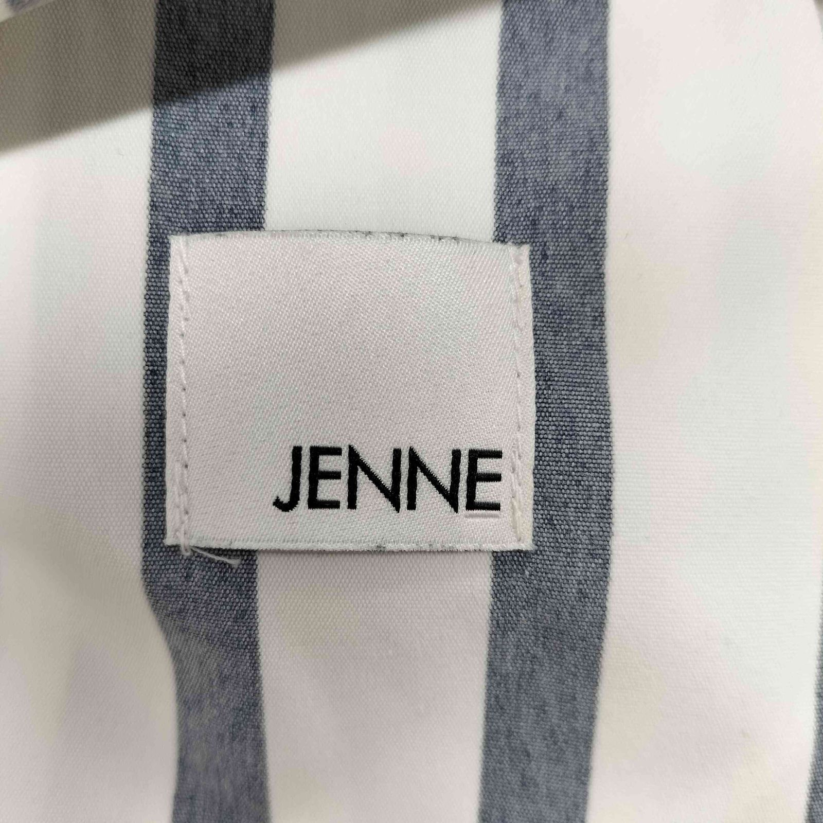 ジェンヌ JENNE シャープボーダーAラインスカート レディース JPN：M