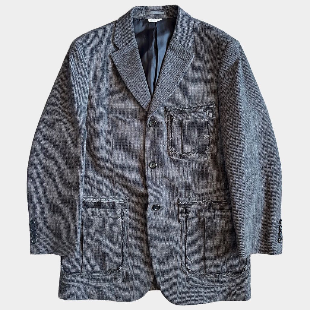 【美品】2023年 ジャケットコムデギャルソン ドゥ オム COMME des GARCONS HOMME DEUX コムデギャルソンオムドゥ 2023-2024AW