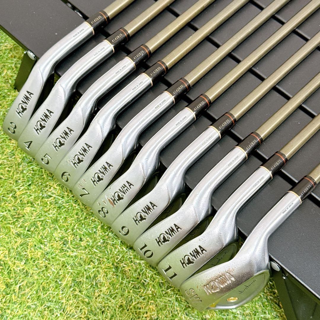 HONMA LB-606 アイアンセット 10本 K18 星4 金 【K446】 - メルカリ