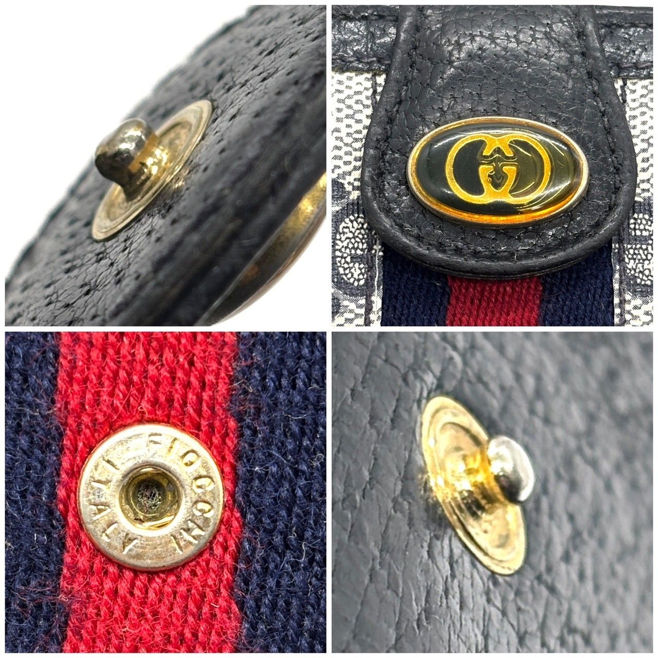 大人の信頼配色】 GUCCI 長財布 GGスプリーム シェリーライン インター