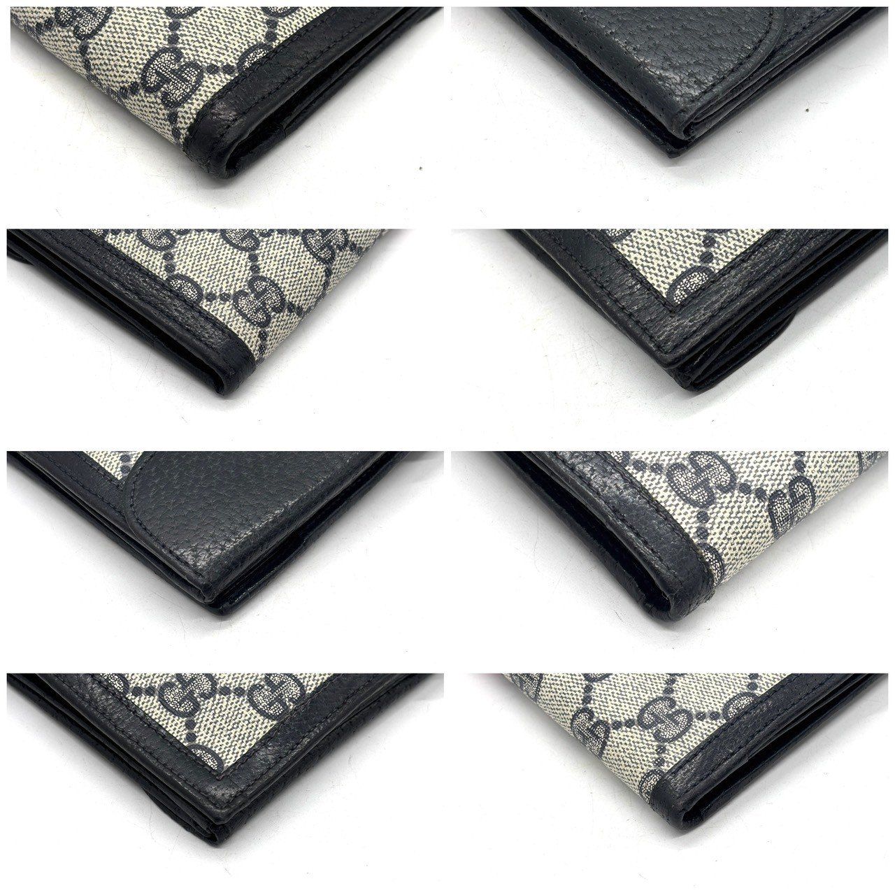 大人の信頼配色】 GUCCI 長財布 GGスプリーム シェリーライン インター