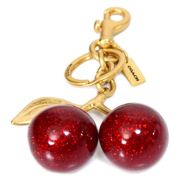 コーチ キーホルダー COACH レジン メタル チェリー さくらんぼ