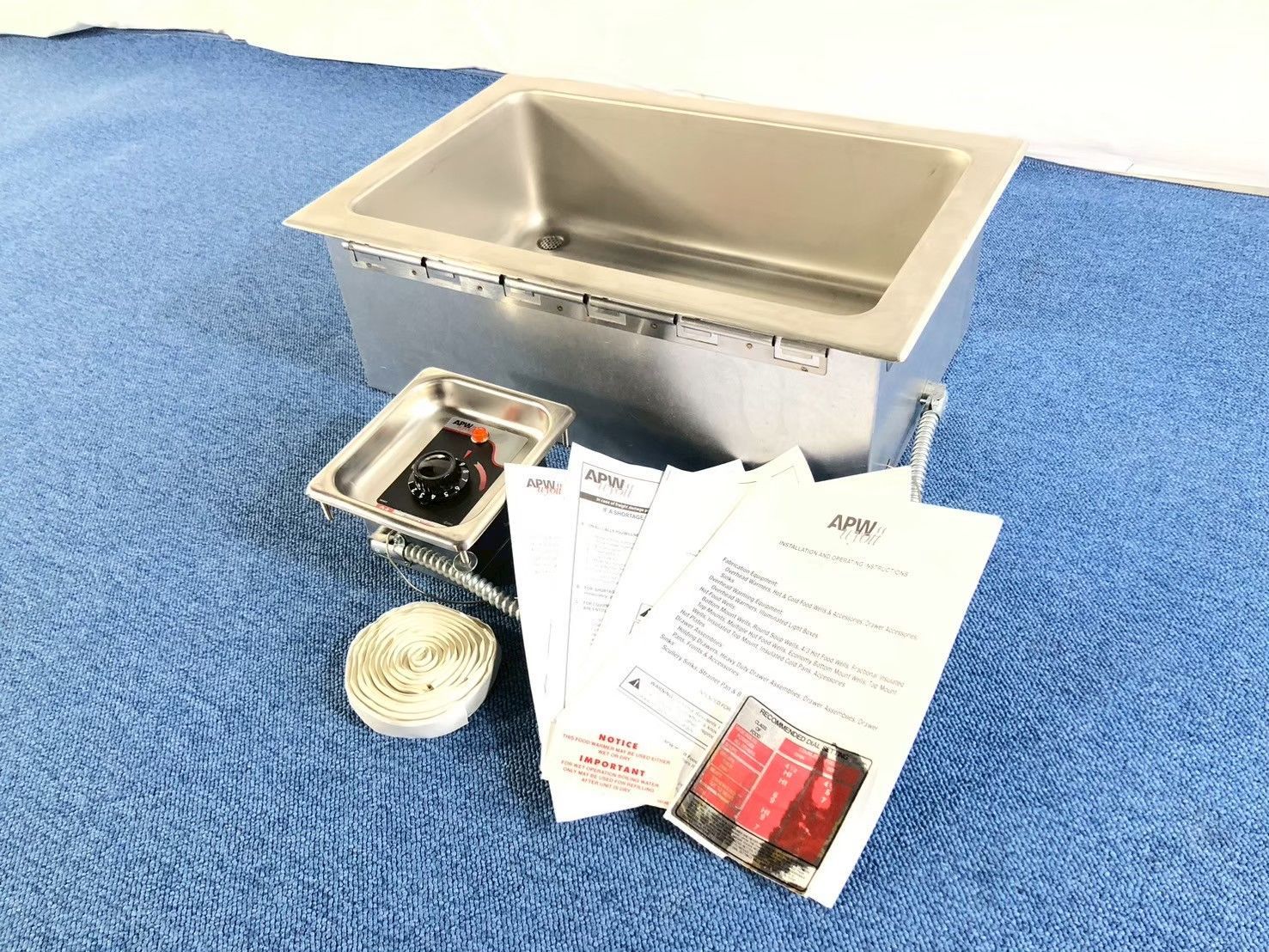 ◎♥品 カウンタートップフードウォーマー 料理保温機器 1500 W 船舶用 APW HFW-1 D キッチンカー キャンプ 炊き出し 米軍放 160 BF 24 RK-W 25