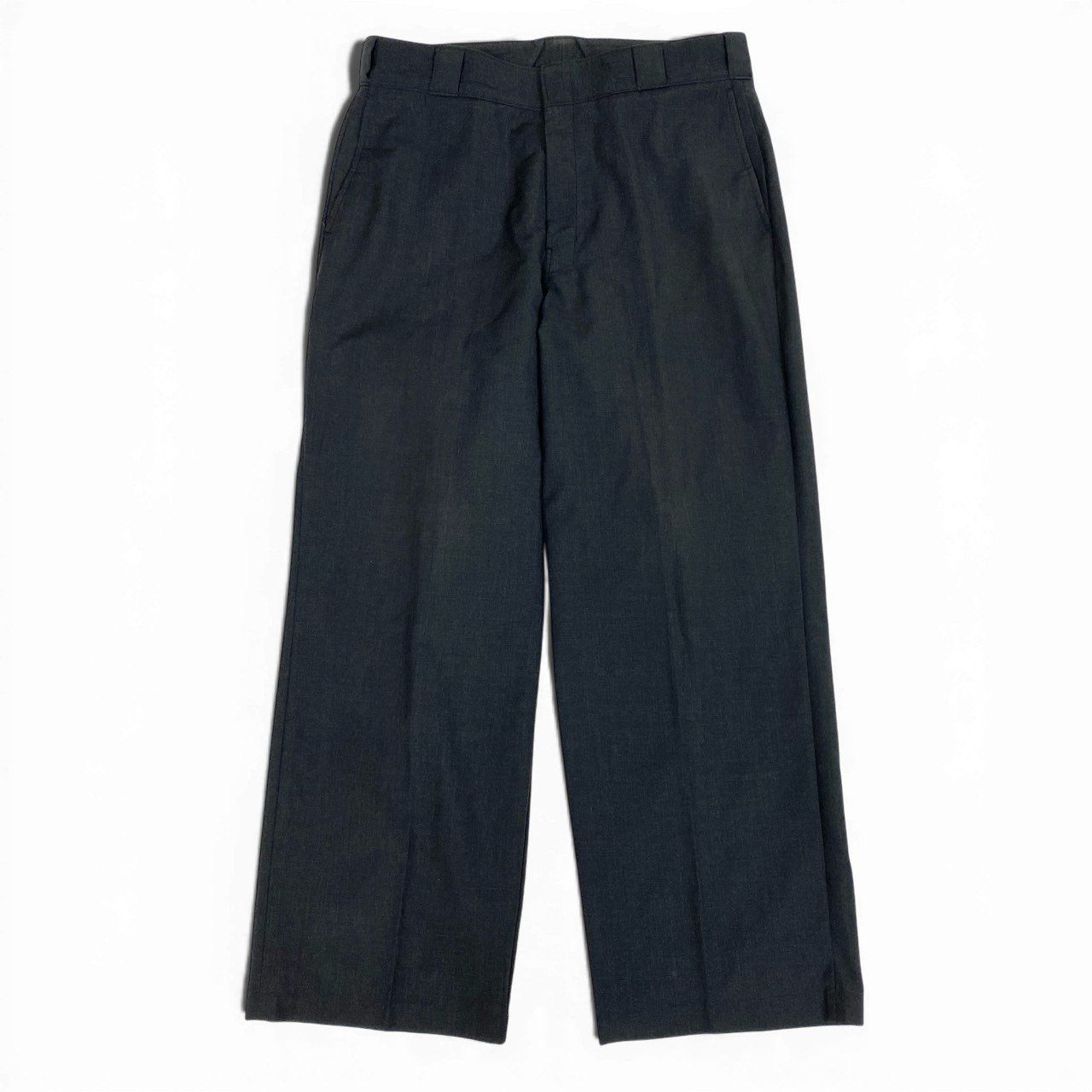 67b3 PRADA プラダ ウールスラックス ボトムパンツ 三角ロゴ 46サイズ