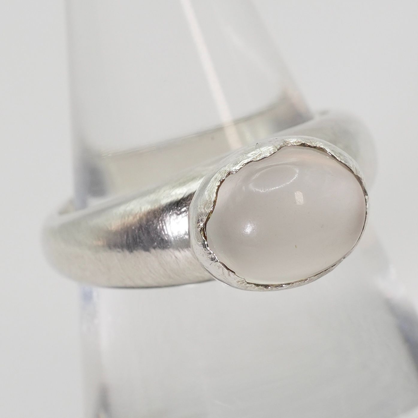 11号 ジャンポールゴルチエ シルバー ムーンストーン リング/25-2893