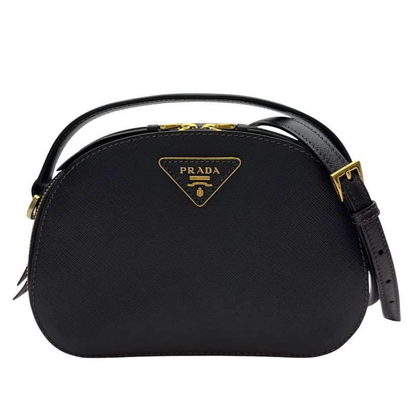 プラダ PRADA 2WAY ハンドバッグ 1BH123 ブラック ゴールド金具