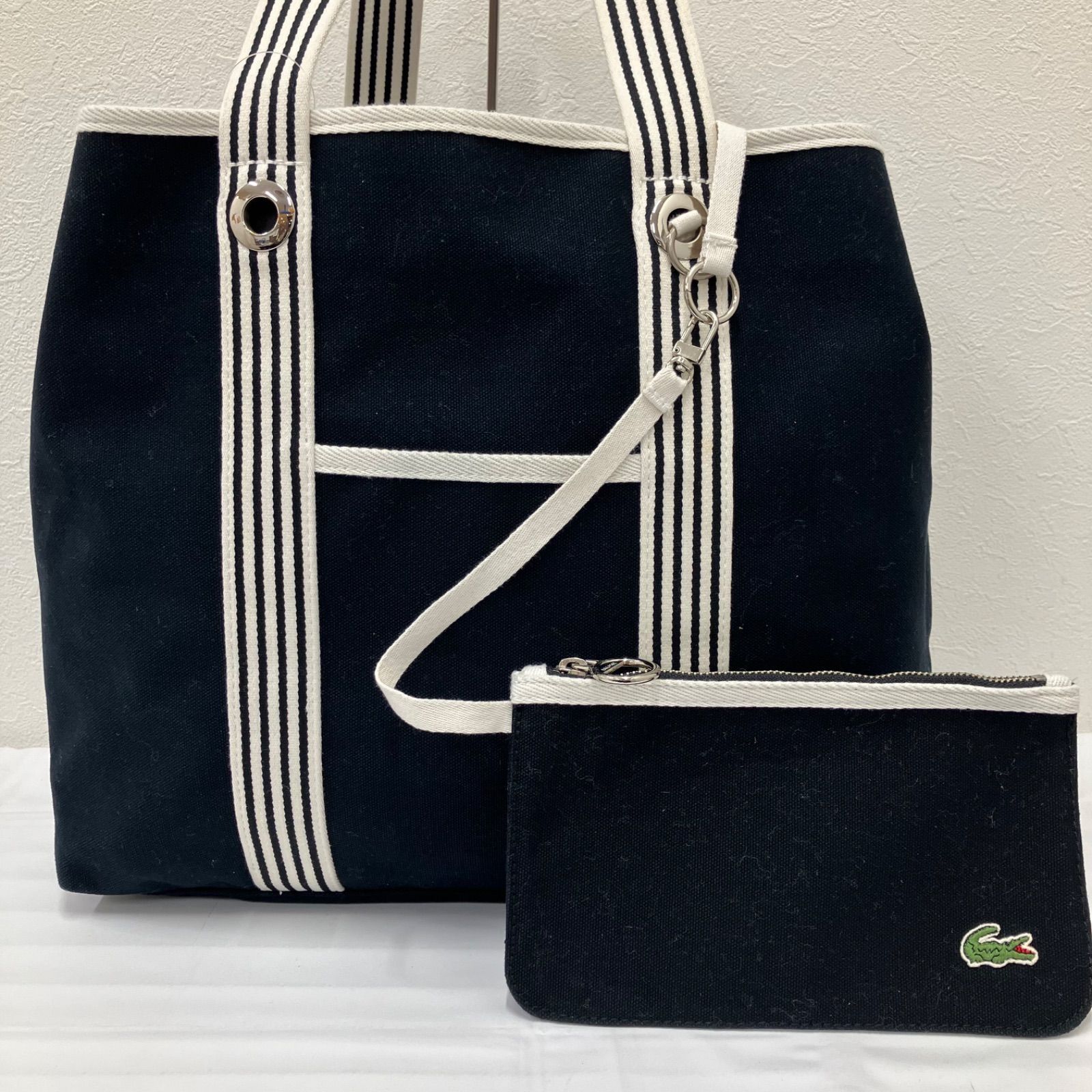 9149 LACOSTE ラコステ トートバッグ ハンドバッグ 大きめ 大容量