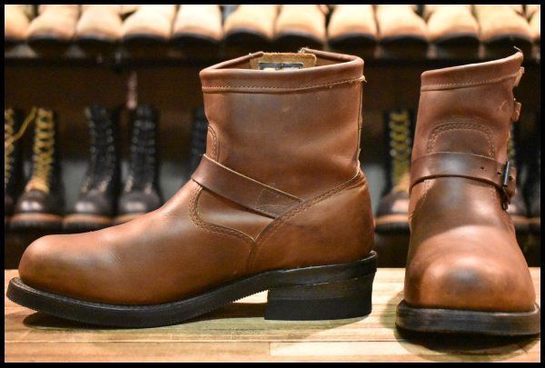 9E 良品 PT91 黒タグ 95年】Chippewa チペワ 27873 ショートエンジニア
