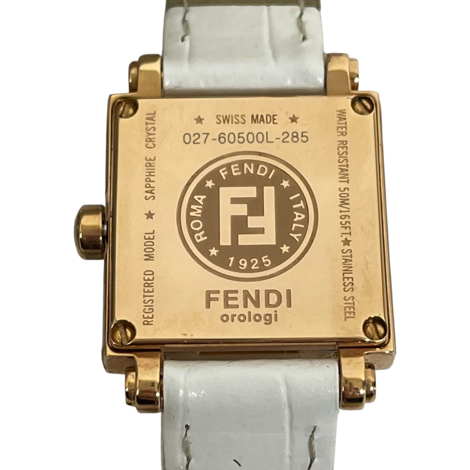 FENDI フェンディ 腕時計 クォーツ クアドロミニ 027 60500L - メルカリ