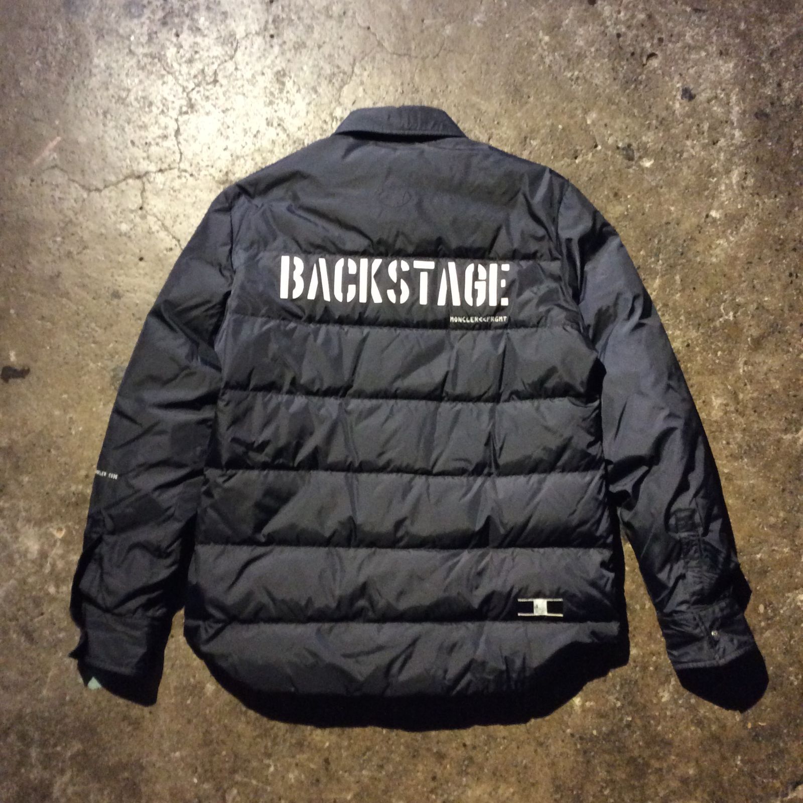 モンクレール フラグメント BACKSTAGE MAZE ダウンジャケット 2 MONCLER GENIUS x FRGMT 18aw MAZE ダウン シャツジャケット BACKSTAGE