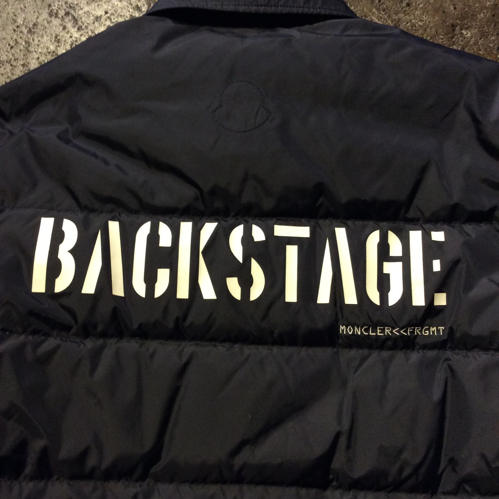 MONCLER GENIUS x FRGMT 18aw MAZE ダウン シャツジャケット BACKSTAGE