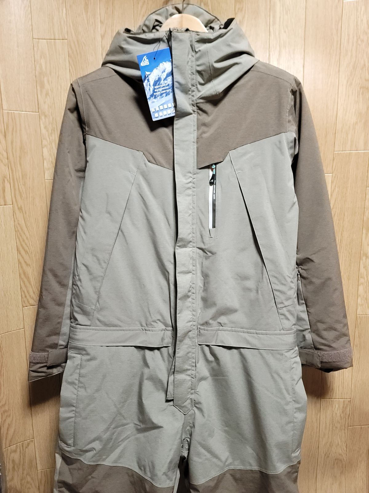 【新品未使用】M ワークマン AEGIS イージス 防水防寒ツナギ Mサイズ】ワークマン AEGIS 防水防寒 ツナギ MIX ベージュ - メルカリ