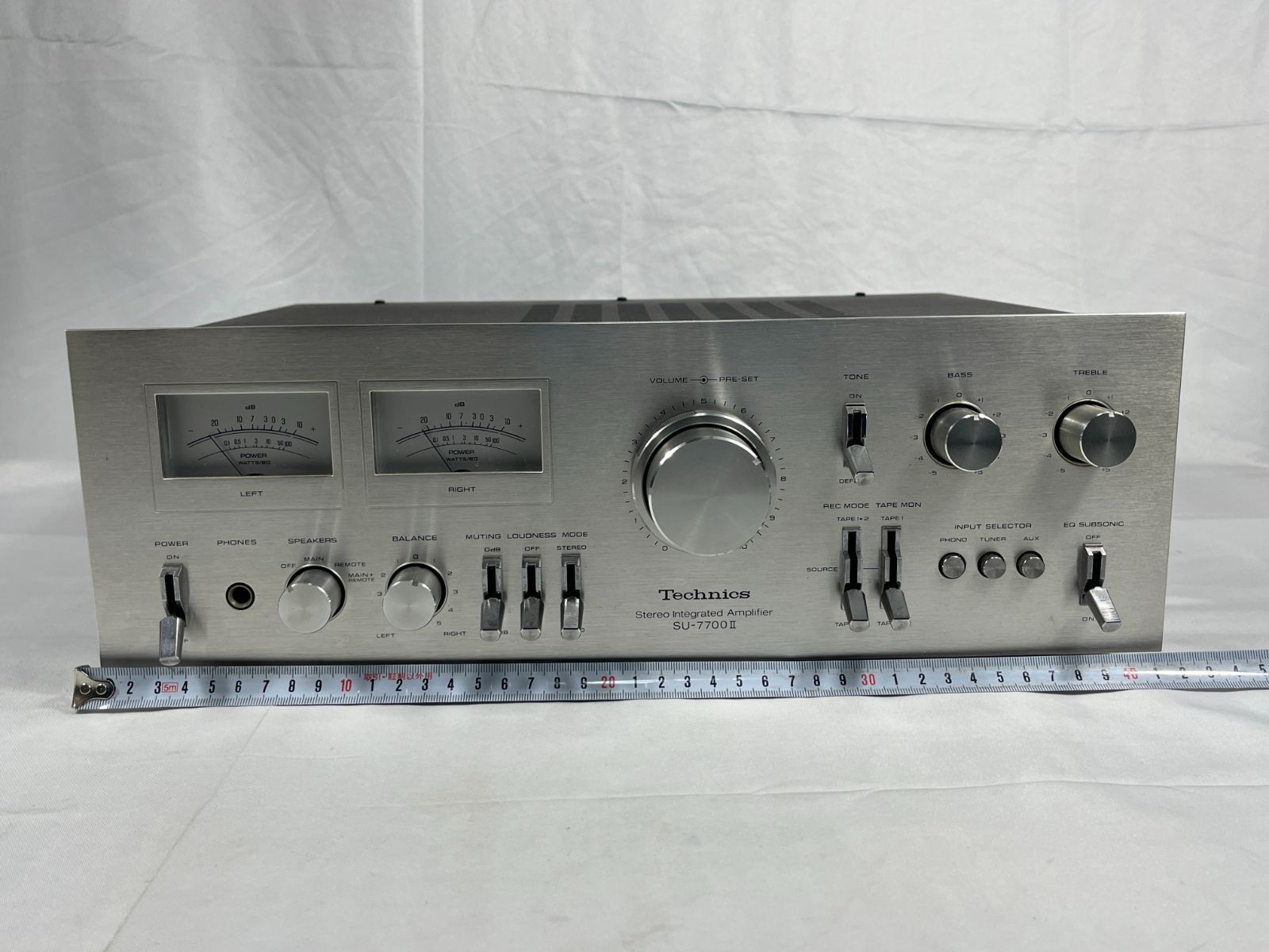 ジャンク品 松下電器産業 Technics STEREO INTEGRATED AMPLIFIER SU