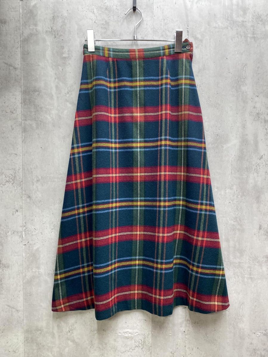 Mademoiselle NONNON マドモアゼルノンノン ウール タータンチェック