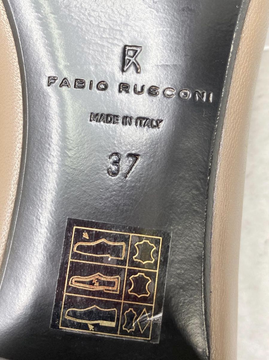 FABIO RUSCONI ファビオルスコーニ ポインテッドトゥ パンプス size37