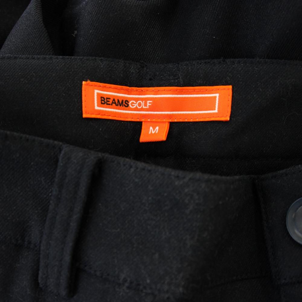 ビームスゴルフ BEAMS GOLF パンツ M ネイビー 無地 センタープレス