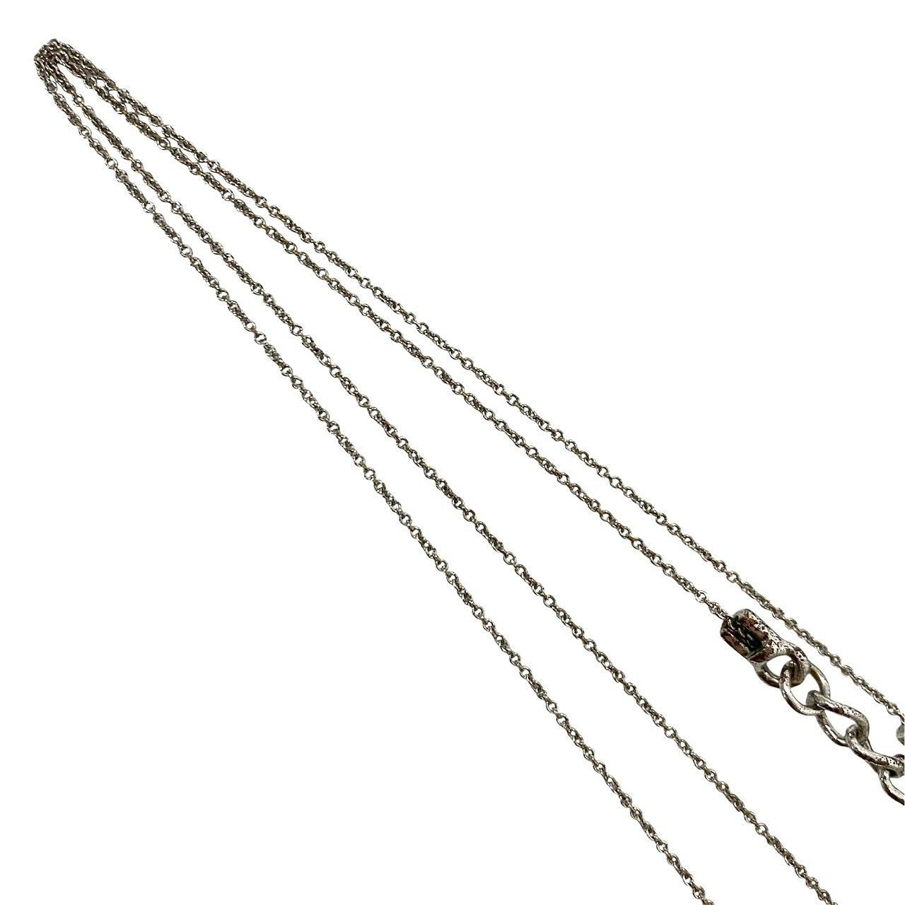 Dior】ロゴ ネックレス シルバーカラー ヴィンテージ ペンダント