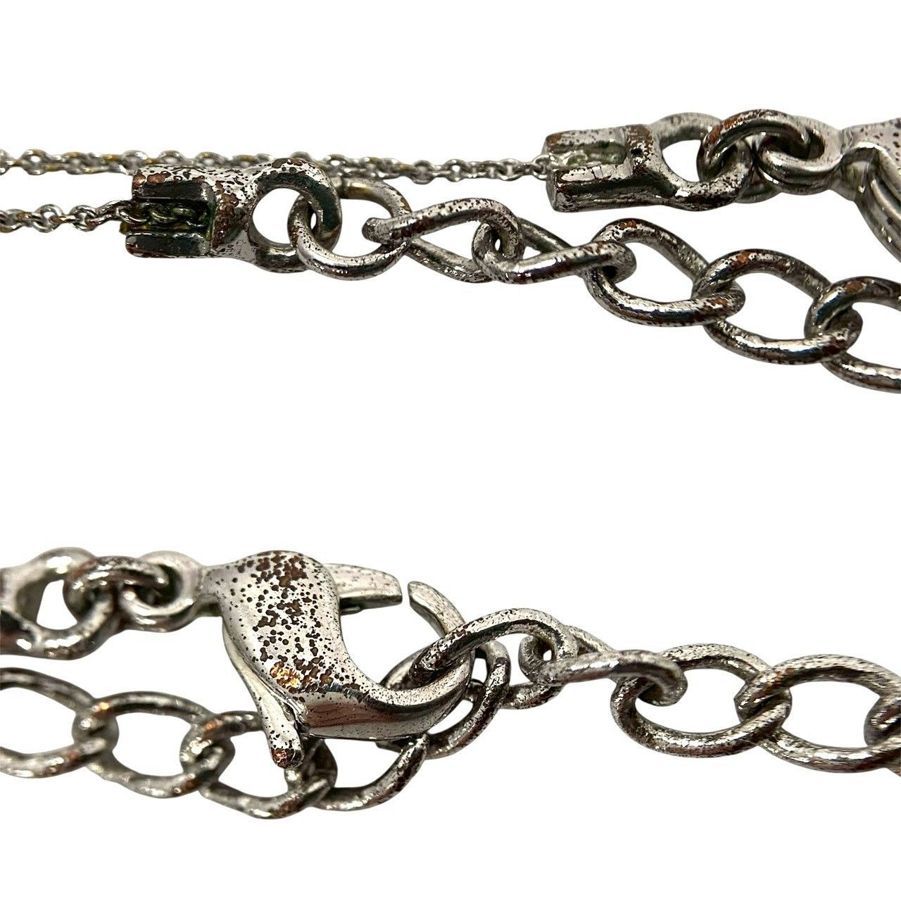 Dior】ロゴ ネックレス シルバーカラー ヴィンテージ ペンダント