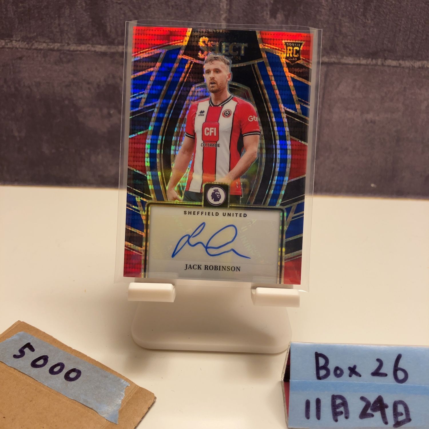 2023-24 Panini Select Premier League Jack Robinson 直筆サイン