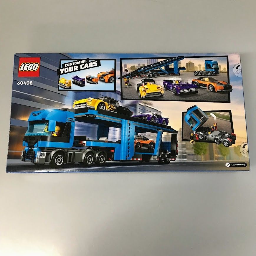 正規品 新品未開封 LEGO レゴ CITY シティ 60408 スポーツカー輸送車