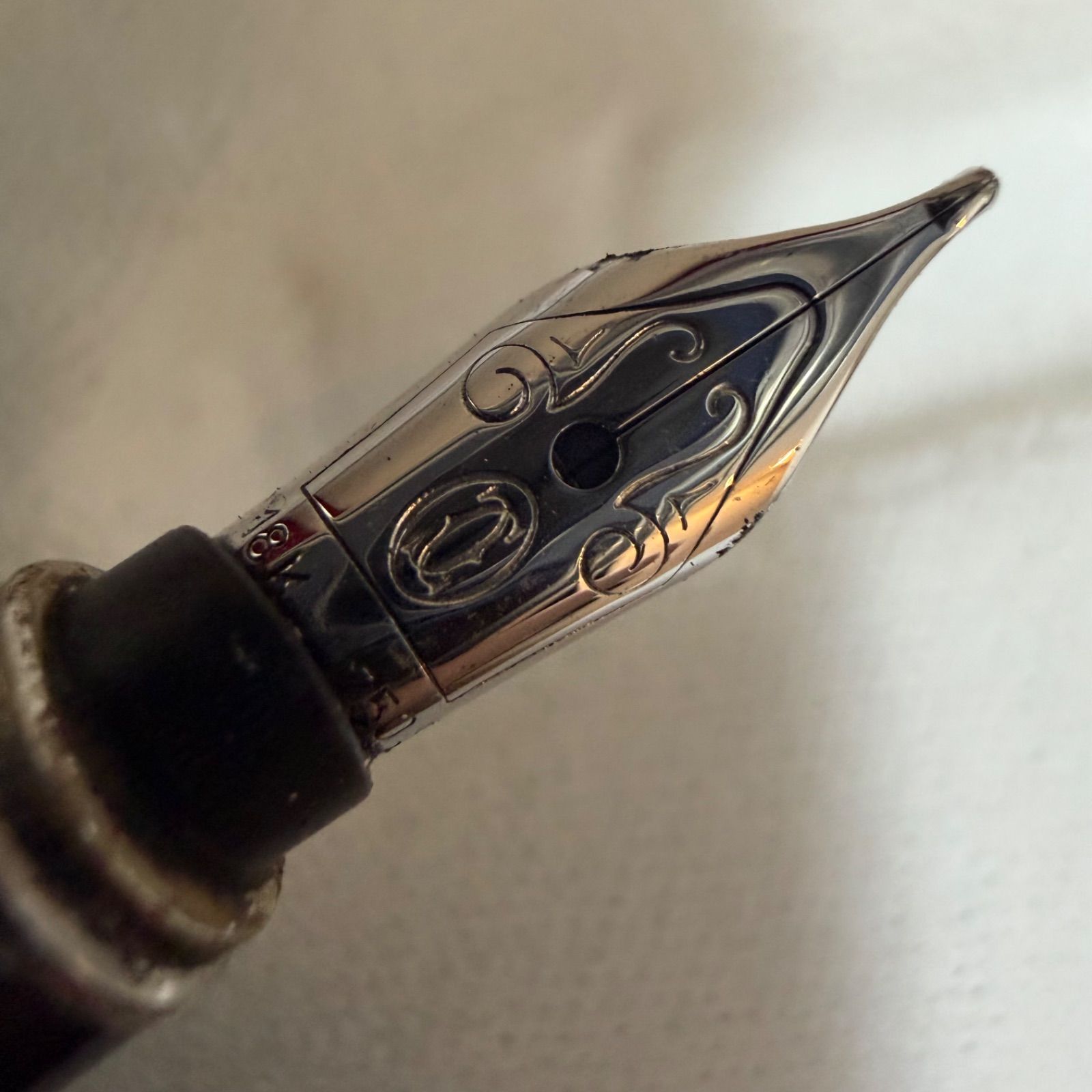 ペン先18K750) Cartier カルティエ 万年筆 トリニティ・ドゥ 