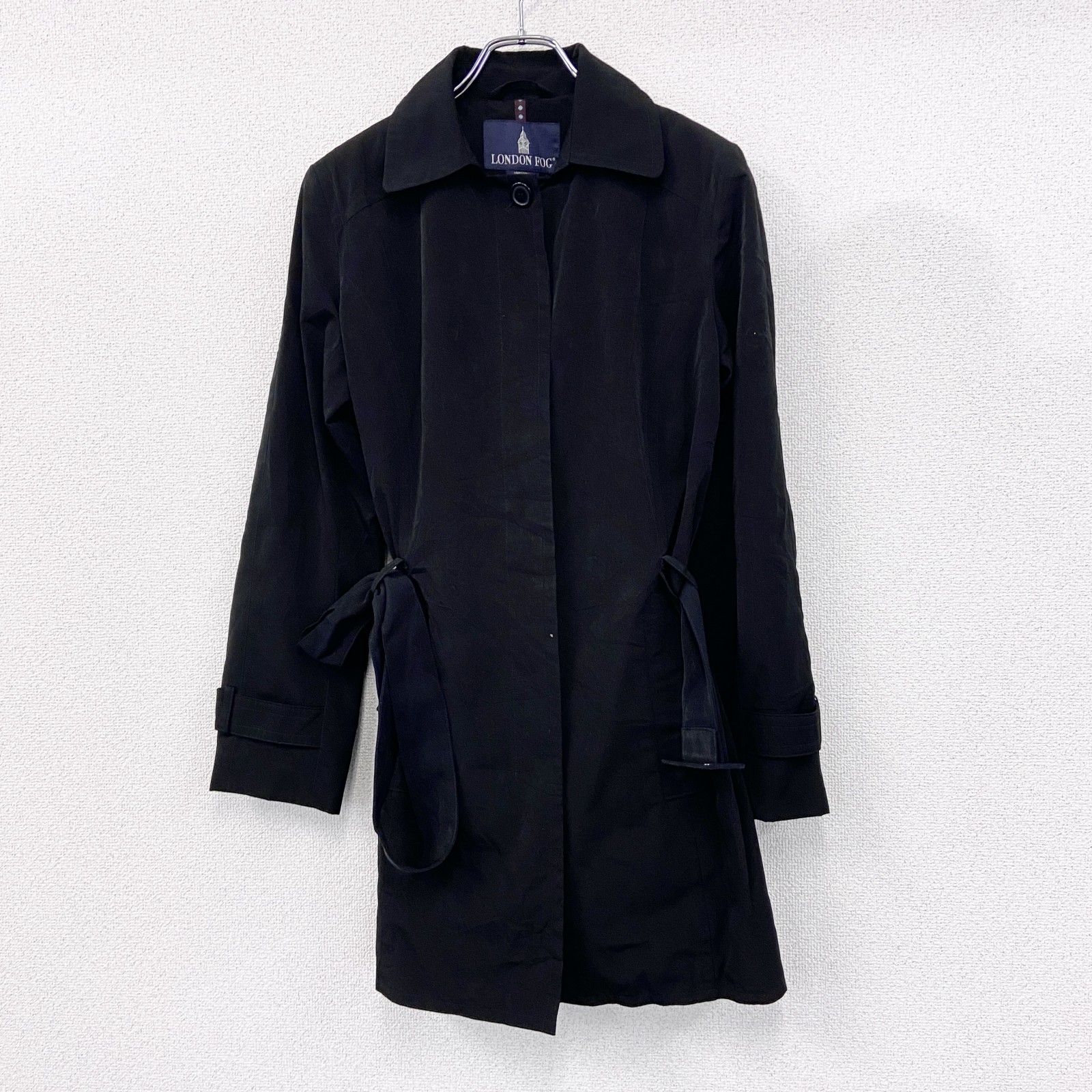 古着 used LONDON FOG ロンドンフォグ トレンチコート 黒 ブラック M