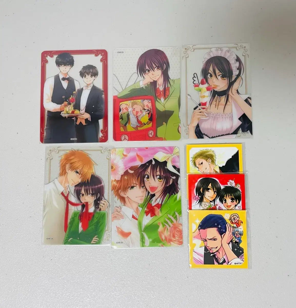 会場様は メイド様 コラボカフェ グッズ クリアカード ステッカー