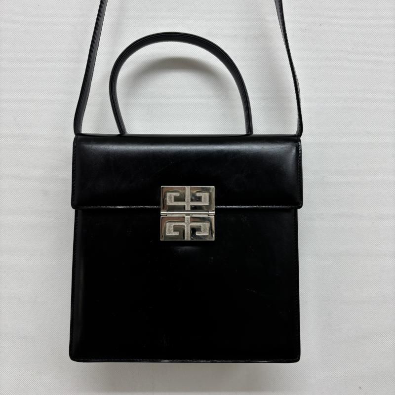 ジバンシィ レザーバック GGロゴ 4G 2WAY ハンドバッグ ショルダー