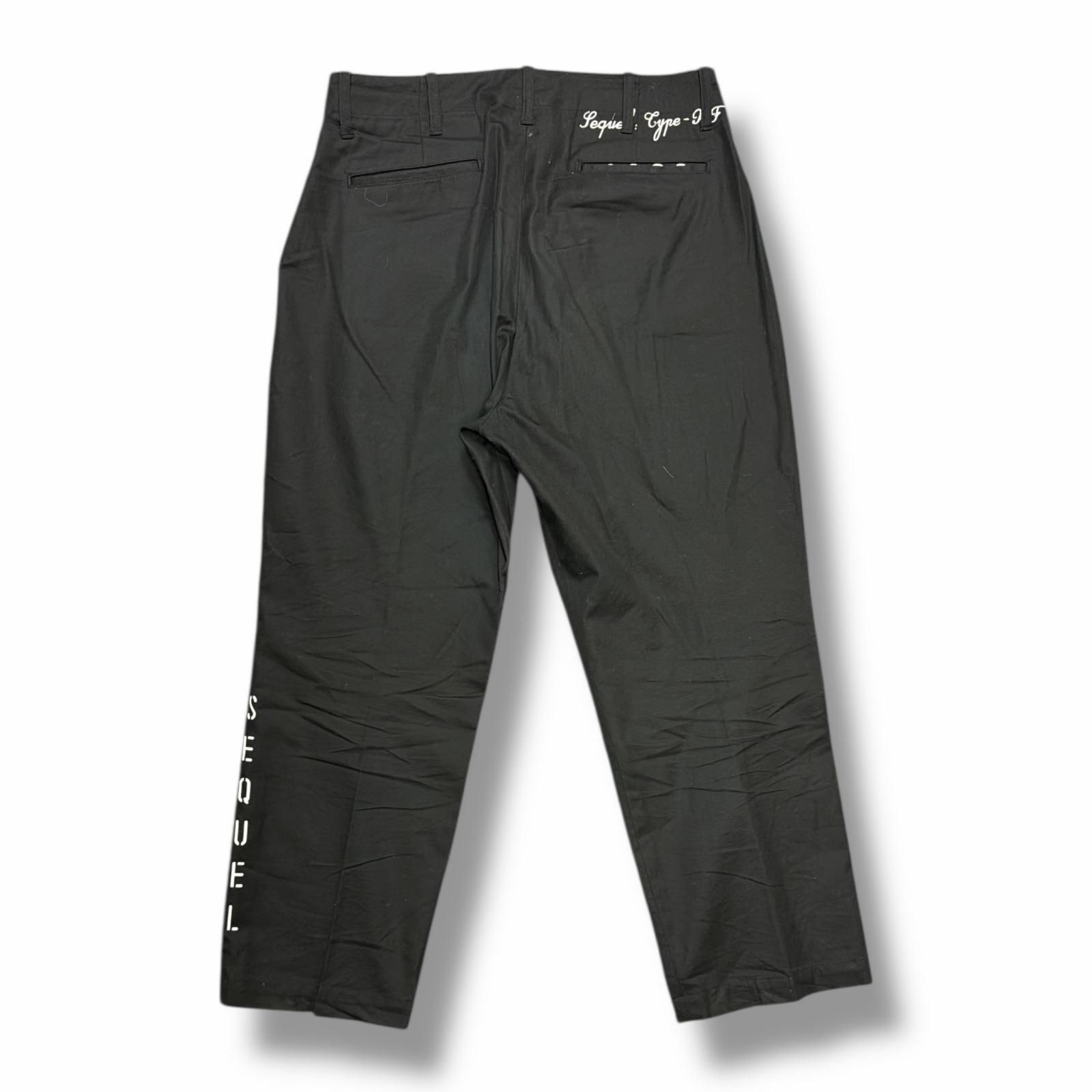新品未使用WEEKEND SEQUEL TYPE-XF チノパン SEQUEL CHINO PANTS TYPE-XF チノパン スラックス シークエル ブラック