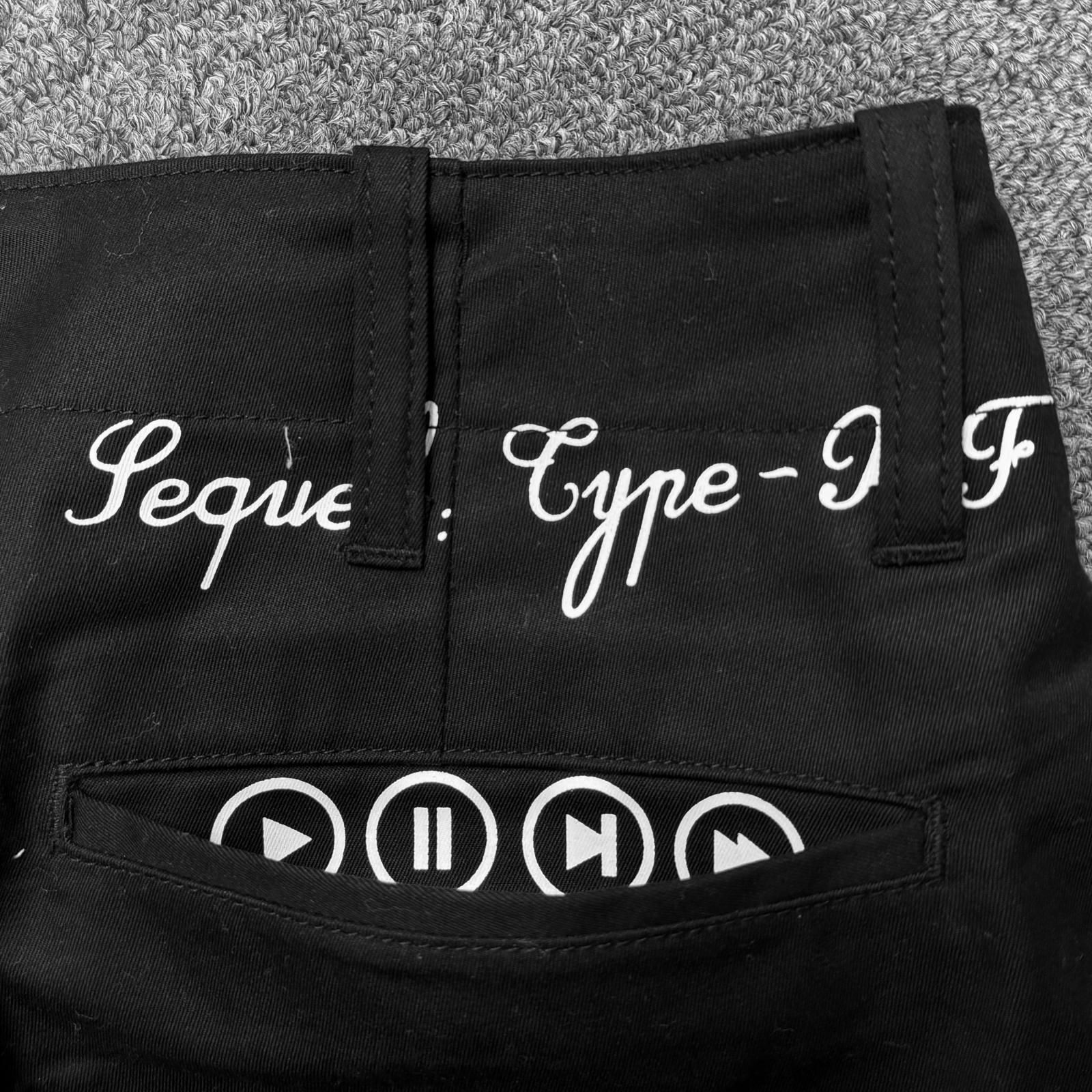 SEQUEL CHINO PANTS TYPE-XF チノパン スラックス シークエル ブラック 