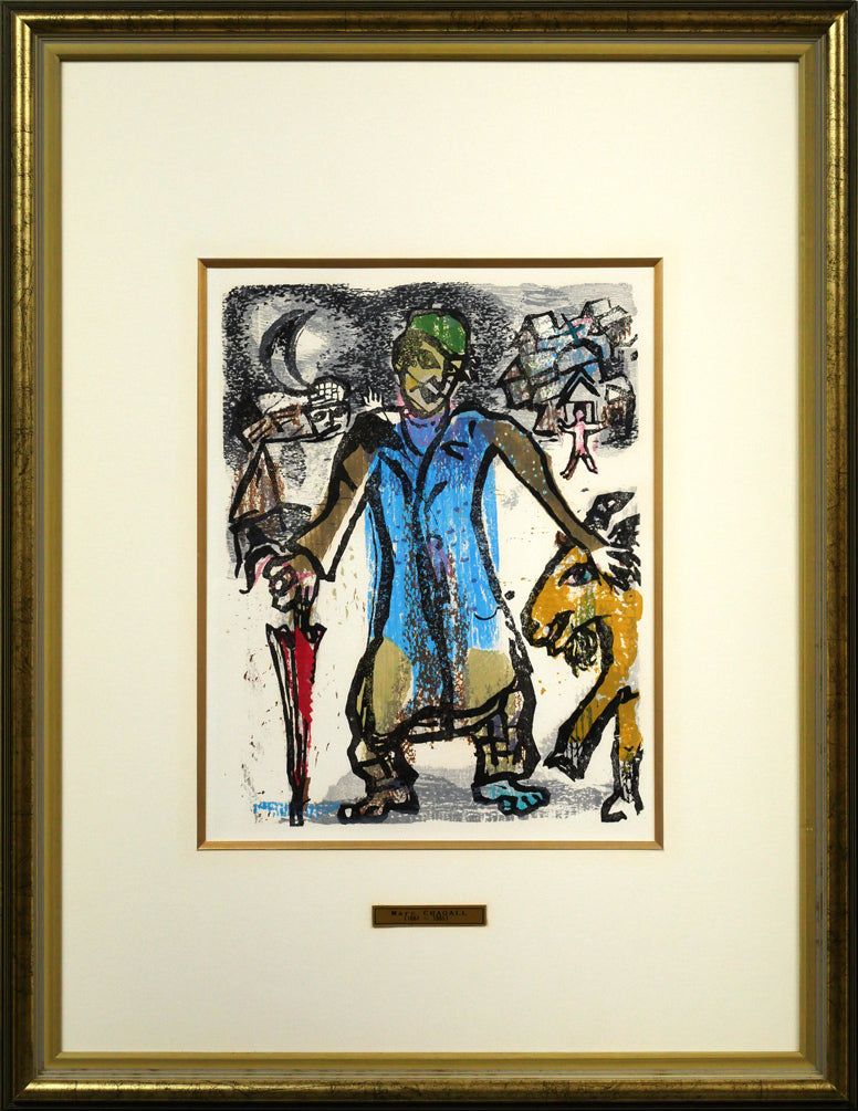 マルク シャガール(Marc Chagall)「『ポエム』よりPl.17」木版画 20