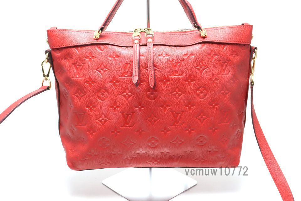 □LOUIS VUITTON モノグラムアンプラント バスティーユPM レザー 2way