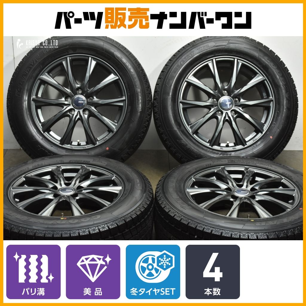 未使用品】DOS 17in 7J +38 PCD114.3 グッドイヤー アイスナビ SUV 225