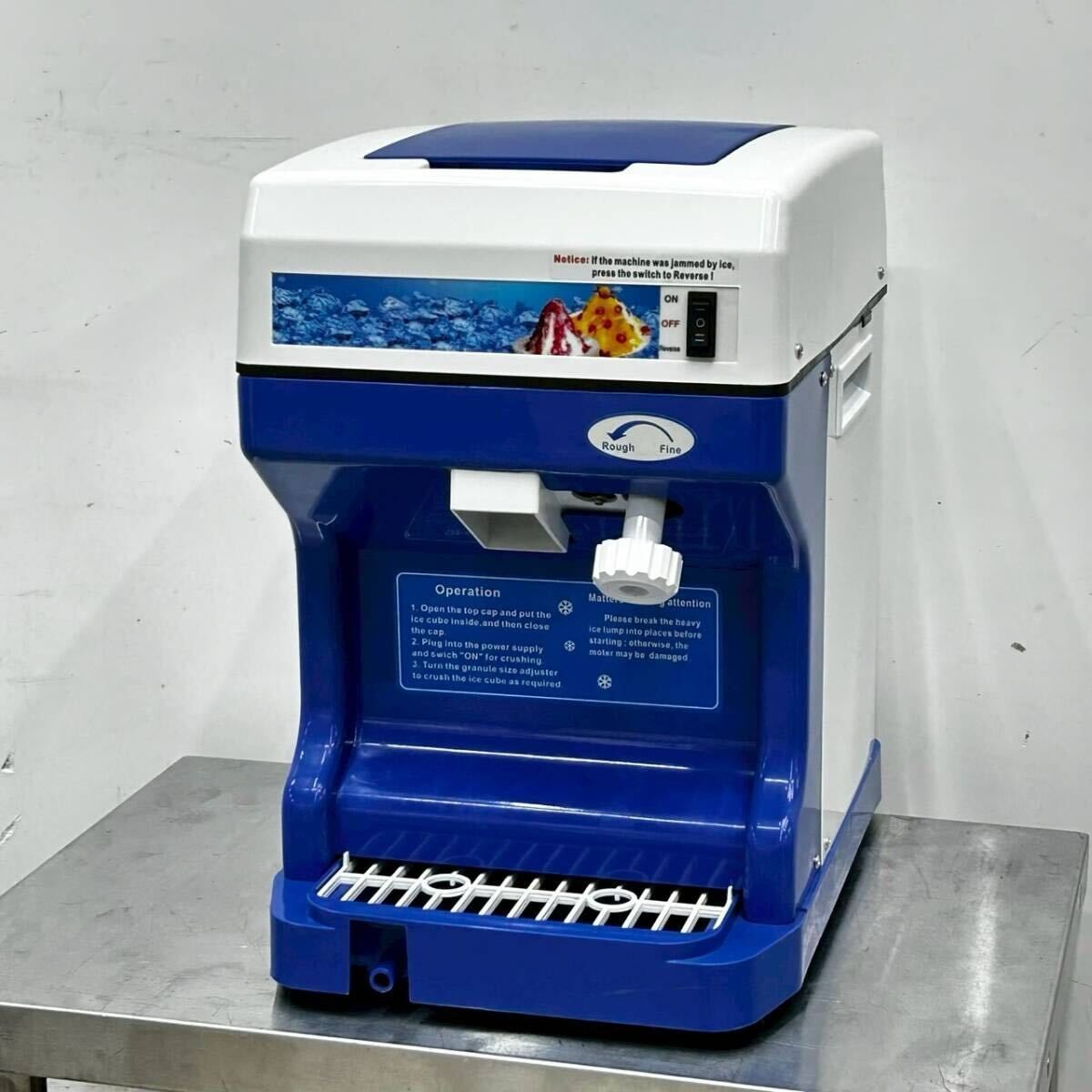 かき氷機 BY-169 電動 業務用 家庭用 中古 氷削機 アイススライサー